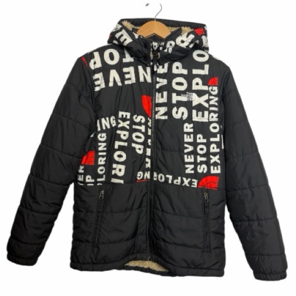 The North Face Boys Puffer Never stop exploring Jacket Reversible Sherpa XLarge